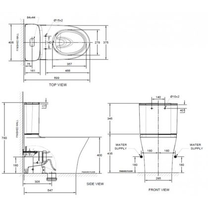 Bồn Cầu American Standard 2622-WT (WP2622) Signature