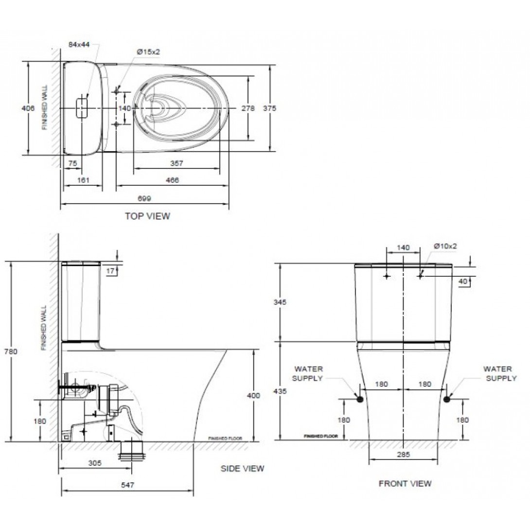 Bồn Cầu American Standard 2622-WT (WP2622) Signature
