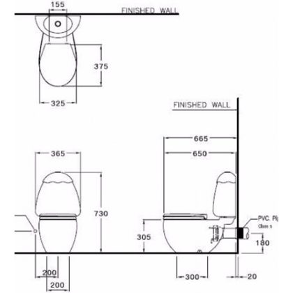 Bồn Cầu COTTO C15017 LM Googai Hai Khối Trẻ Em