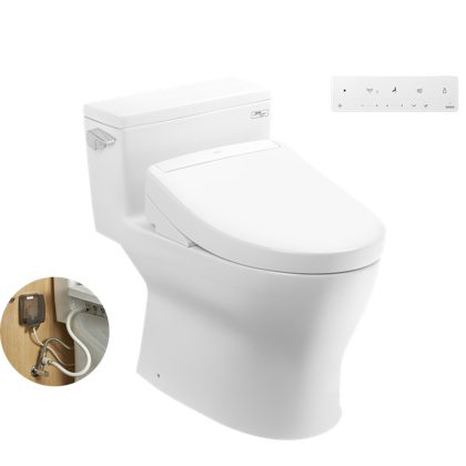 Bồn Cầu Điện Tử TOTO MS188VKW14 Nắp Washlet TCF24410AAA