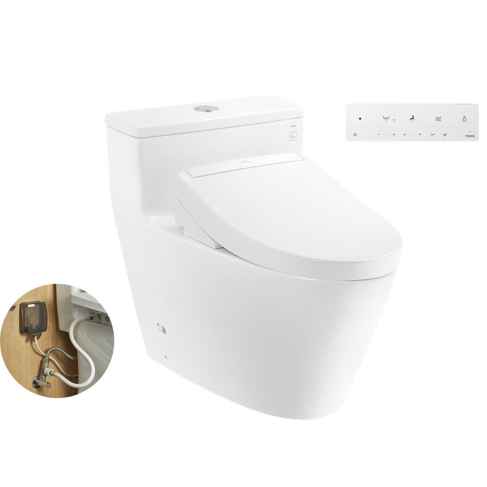 Bồn Cầu Điện Tử TOTO MS625DW25#XW Nắp Rửa Washlet TCF34461GAA S5