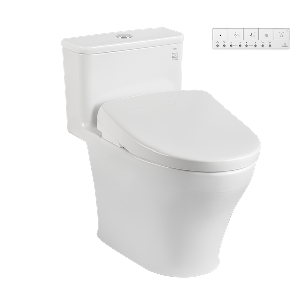 Bồn Cầu Điện Tử TOTO MS857CDW15 Nắp Rửa Washlet TCF24460AAA C5 Giấu Dây