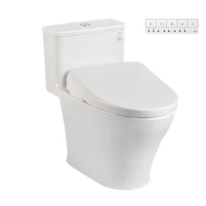 Bồn Cầu Điện Tử TOTO MS857CDW17 Nắp Rửa Washlet TCF23460AAA C2 Giấu Dây