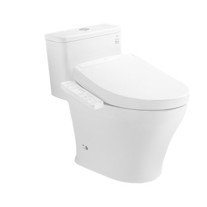 Bồn Cầu Điện Tử TOTO MS857CDW24#XW Nắp Rửa Washlet TCF33461GAA S2 Giấu Dây