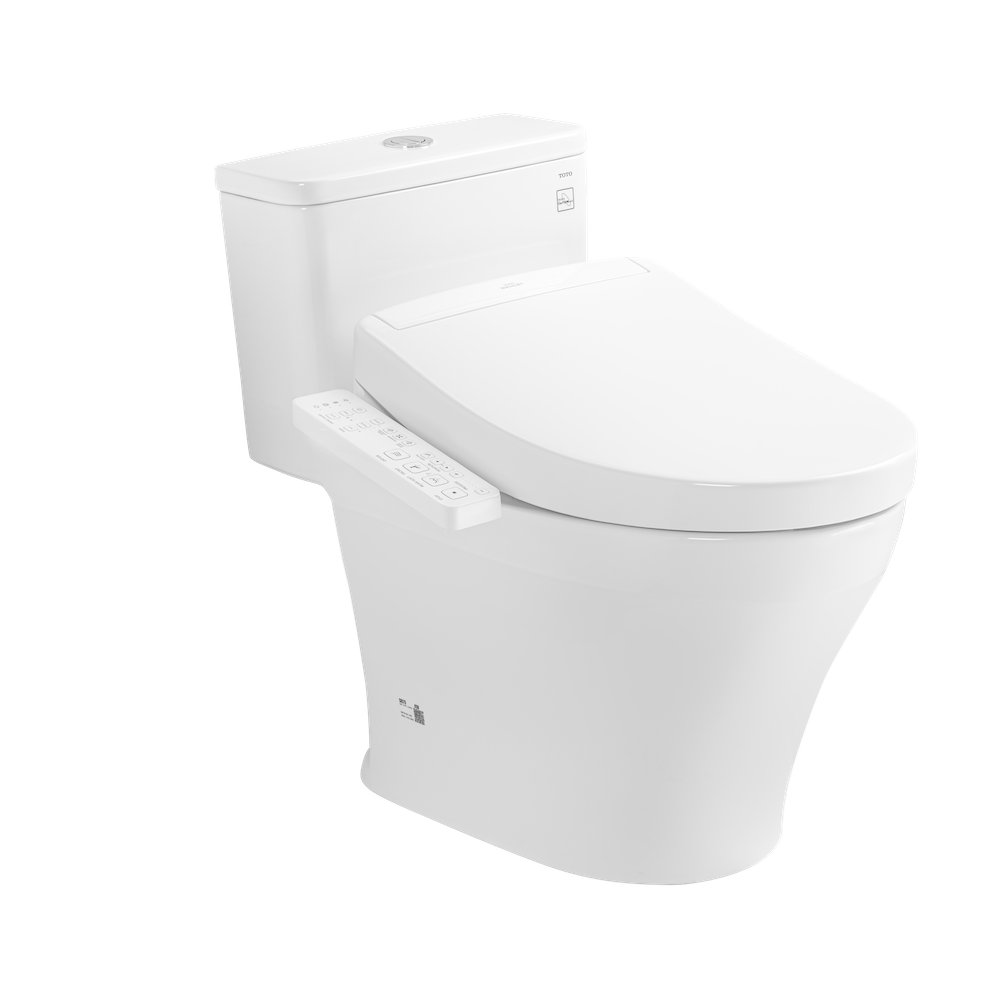 Bồn Cầu Điện Tử TOTO MS857CDW24#XW Nắp Rửa Washlet TCF33461GAA S2 Giấu Dây