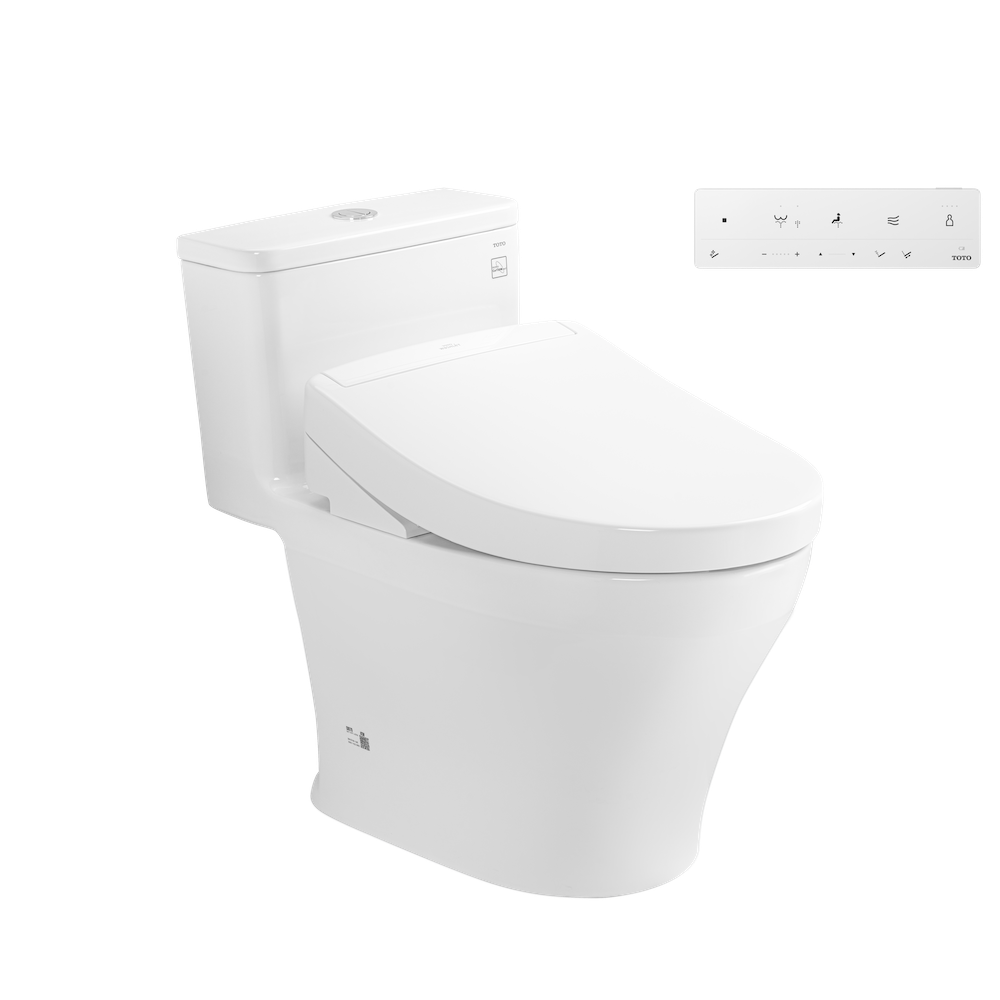 Bồn Cầu Điện Tử TOTO MS857CDW25 Nắp Rửa Washlet TCF34461GAA S5 Giấu Dây