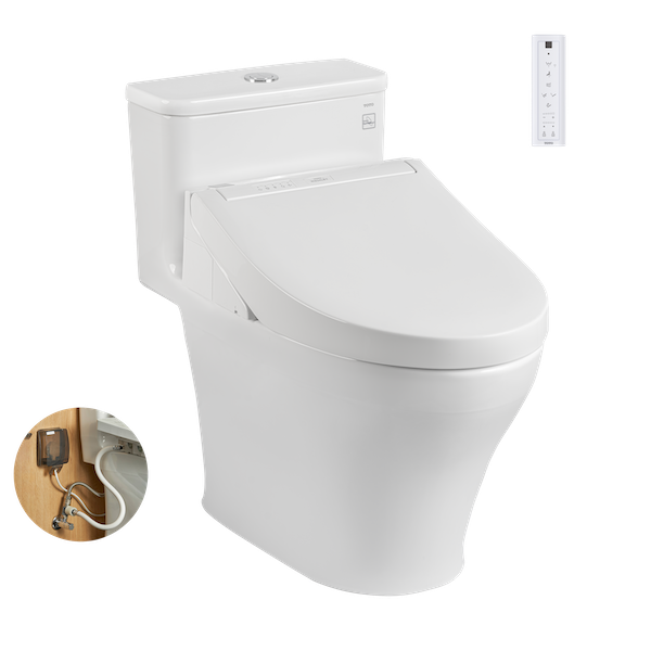 Bồn Cầu Điện Tử TOTO MS857DW16 Nắp Rửa Washlet TCF23410AAA C2