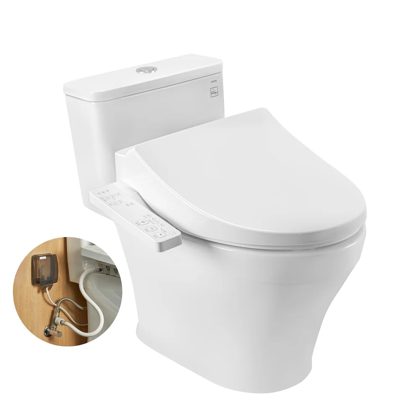 Bồn Cầu Điện Tử TOTO MS857DW26#XW Nắp Rửa Washlet Dòng S1 ảnh 2