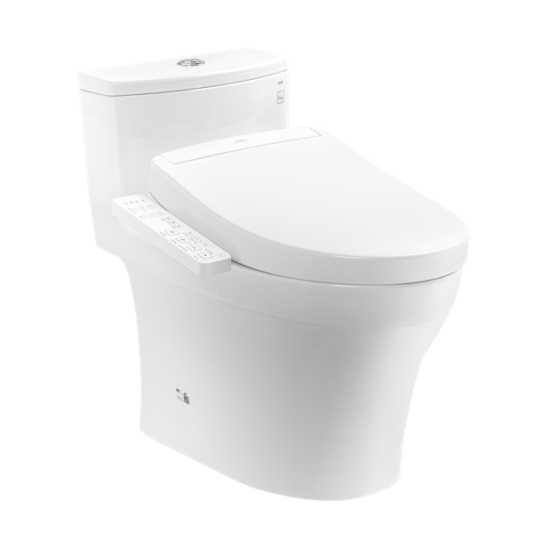 Bồn Cầu Điện Tử TOTO MS885CDW24#XW Nắp Rửa Washlet TCF33461GAA S2 Giấu Dây