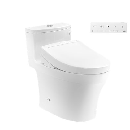 Bồn Cầu Điện Tử TOTO MS885CDW25 Nắp Rửa Washlet TCF34461GAA S5 Giấu Dây