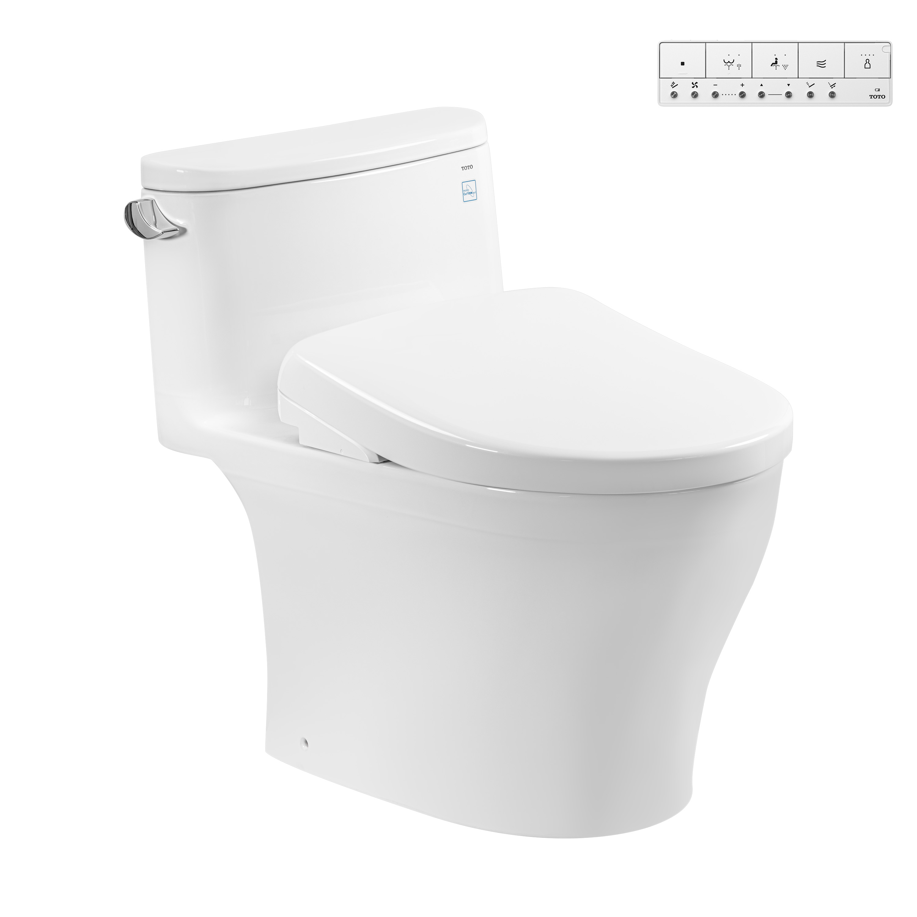 Bồn Cầu Điện Tử TOTO MS887CRW17 Nắp Rửa Washlet TCF23460AAA C2 Giấu Dây