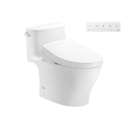 Bồn Cầu Điện Tử TOTO MS887CRW25 Nắp Rửa Washlet TCF34461GAA S5 Giấu Dây
