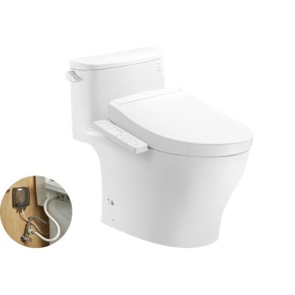 Bồn Cầu Điện Tử TOTO MS887RW24#XW Nắp Rửa Washlet TCF33461GAA S2