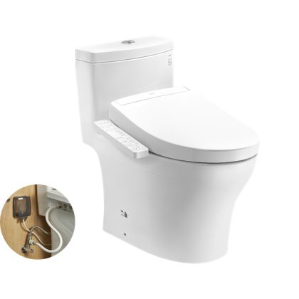 Bồn Cầu Điện Tử TOTO MS889DRW24#XW Washlet Nắp TCF33461GAA Dòng S2