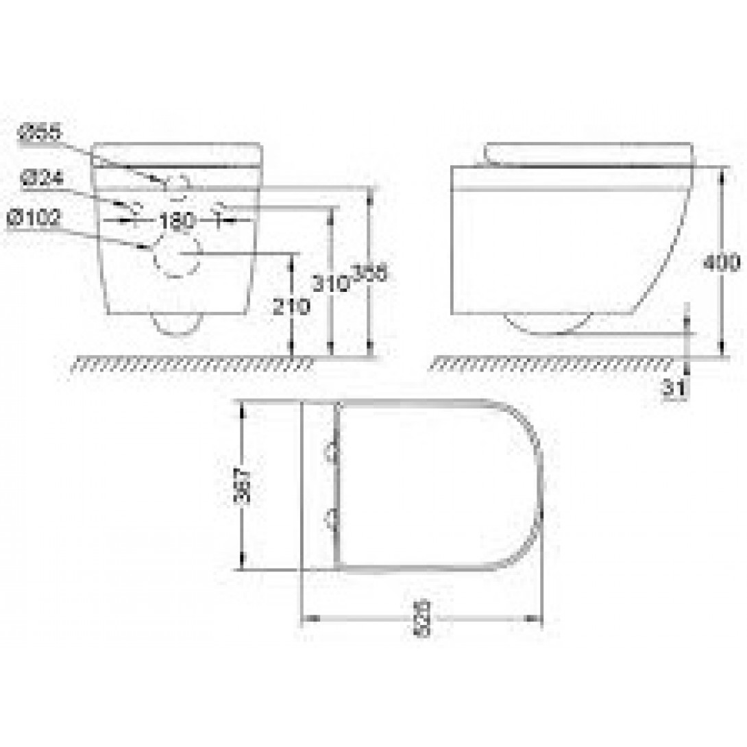 Bồn Cầu Grohe 39205000 Eurosmart Treo Tường