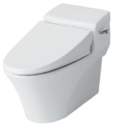 Bồn Cầu INAX AC-1017VRN (AC1017VRN) 1 Khối Aqua Ceramic Xả Gạt