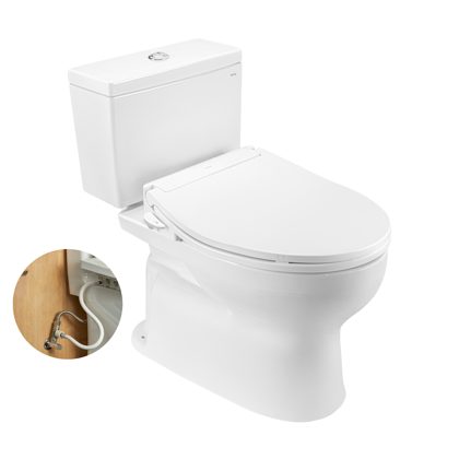 Bồn Cầu TOTO CS302DE6#W 2 Khối Nắp Cơ Ecowasher TCW11S