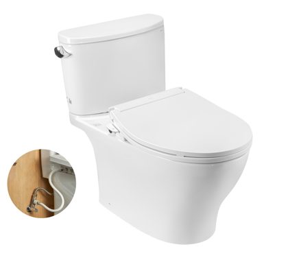 Bồn Cầu TOTO CS767RE6#XW 2 Khối Nắp Rửa Cơ Ecowasher TCW11S
