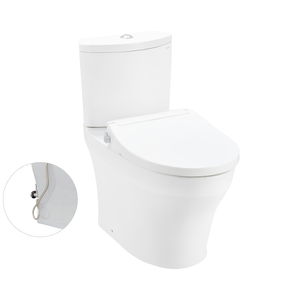 Bồn Cầu TOTO CS838DE2 Hai Khối Nắp Cơ