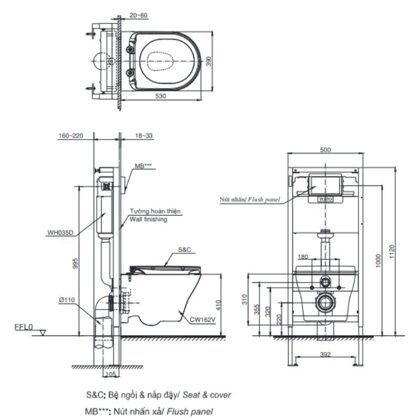 Bồn Cầu TOTO CW166RB/TC384CVK Một Khối Nắp Êm ảnh 2