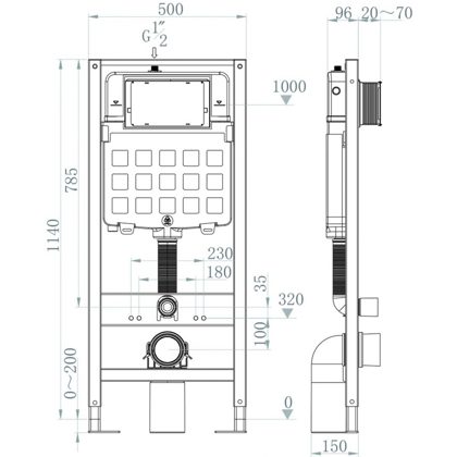 Bồn Cầu Treo Tường Viglacera V902